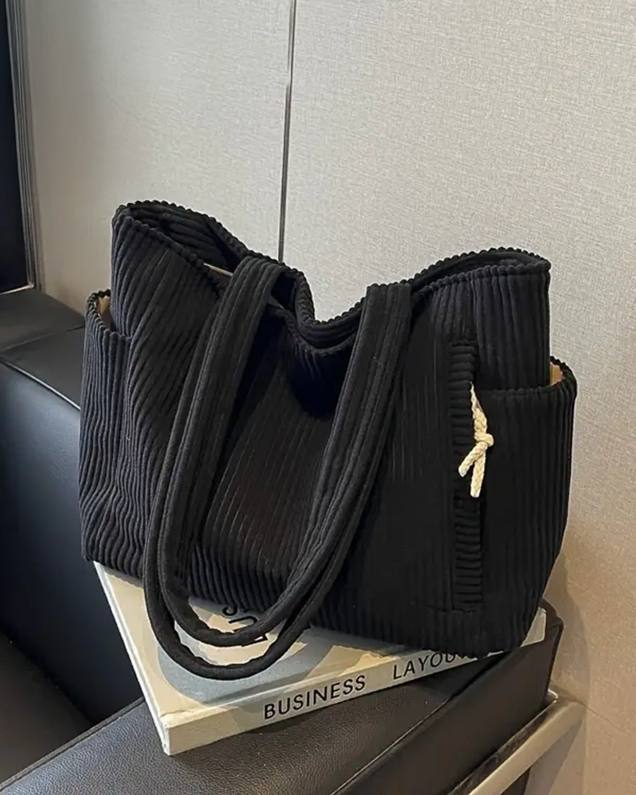 Vela™ — Sac côtelé, chic & spacieux