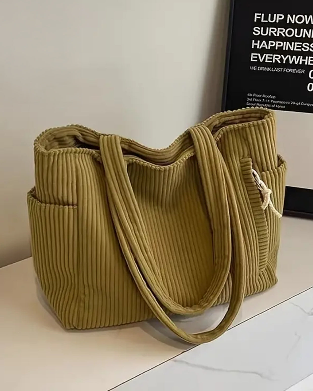 Vela™ — Sac côtelé, chic & spacieux