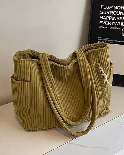 Vela™ — Sac côtelé, chic & spacieux