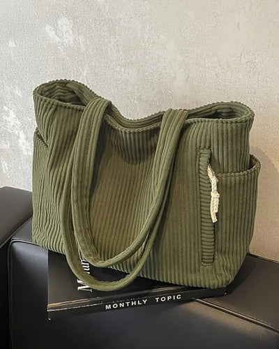 Vela™ — Sac côtelé, chic & spacieux
