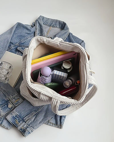 Vela™ — Sac côtelé, chic & spacieux