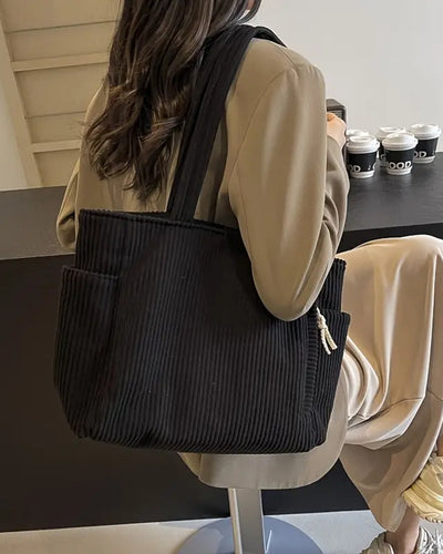 Vela™ — Sac côtelé, chic & spacieux